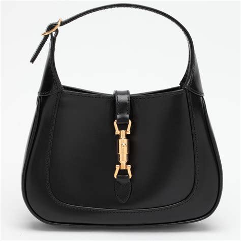 sac gucci jackie noir|gucci jackie silhouette collection.